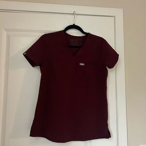 Figs Catarina Top - Burgundy XS